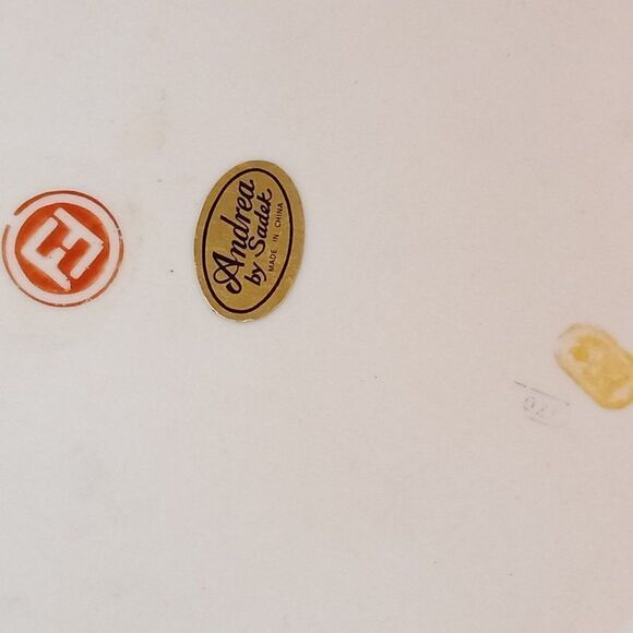 Clipped Edge Floral Design Ceramic  Tray Cottagecore Kitsch - Picture 4 of 5